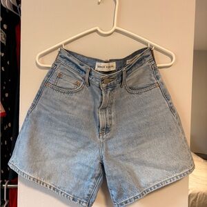 Denim Forum Light Wash High-Rise Women's Jean Shorts